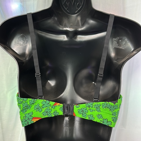 MeUndies St. Patrick’s Day Ruched Bralette - Size Large - Picture 3 of 4
